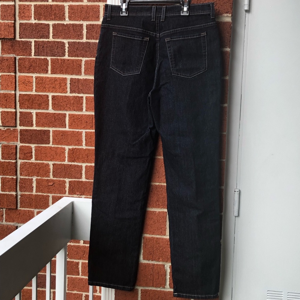 Gloria Vanderbilt Black Jeans Size 12 —#035 - Picture 4 of 12
